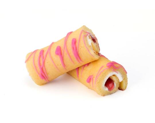 Mini Kuchenröllchen Himbeere – Bild 3